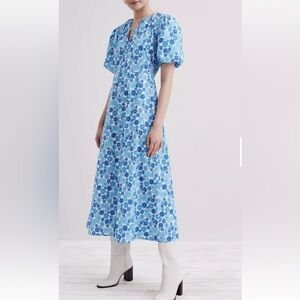 Anthropologie Resume Fiona Midi Dress Size 2